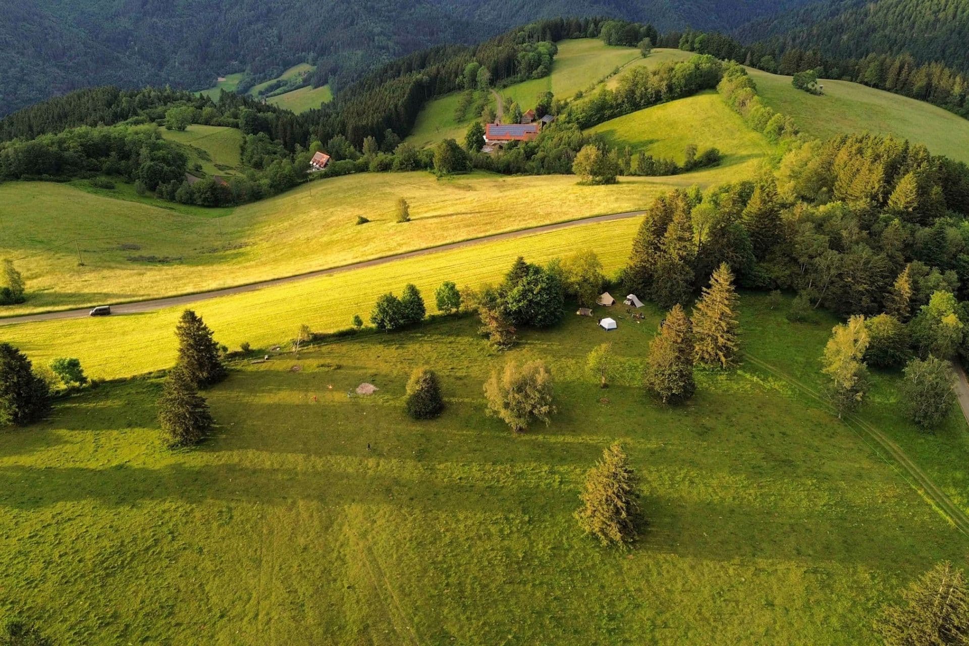 Zelten im Nationalpark Schwarzwald